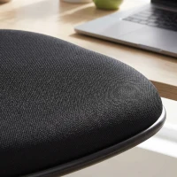 HOMCOM Small Armless Office Chair - Black(m-10)