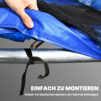 SPORTNOW Ersatz-Randabdeckung für Trampoline, wasserfest, reißfest, Ø305 cm, bunt(m-5)