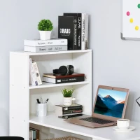 HOMCOM birou modern cu biblioteca 120x55x120cm(m-9)