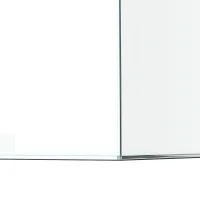 PawHut Fish Tank Bare Glass for DIY Glass Aquarium with Protective Base Mat 51L Transparent for Fish Shrimps(m-12)