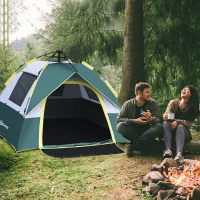 Outsunny Cort pentru Camping pentru 2 Persoane(m-10)