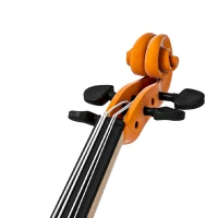 HOMCOM Violon 4/4 ensemble de violon en bois massif pour adultes et débutants avec étui léger et portable 60 x 21 cm marron(m-13)