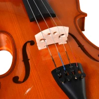 HOMCOM Violino 4/4 per Adulti con Accessori Inclusi (Custodia, Archetto, Corde, Ponticello, Accordatore) 58.5 x 21.5 x 7cm(m-9)