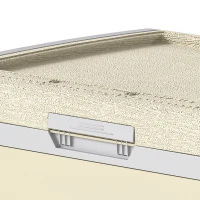 Outsunny 16L Portable Car Fridge, -20℃ to 10℃ Adjustable Temperature - Khaki/Grey(m-10)