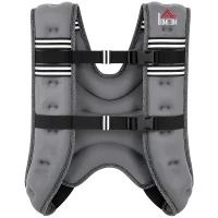 HOMCOM 5KG Weighted Vest, Running Weight Vest with Adjustable Strap, Convenient Pocket and Reflective Strips for Men and Women(m-1)