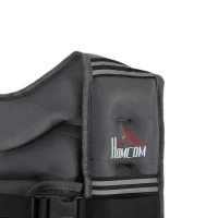 HOMCOM 8KG Weighted Vest, Running Weight Vest with Adjustable Strap, Convenient Pocket and Reflective Strips for Men and Women(m-12)