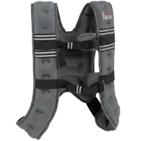 HOMCOM 5KG Weighted Vest, Running Weight Vest with Adjustable Strap, Convenient Pocket and Reflective Strips for Men and Women(m-15)