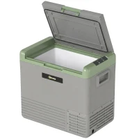 Outsunny 50L Portable Car Refrigerator - Light Green and Grey(m-1)