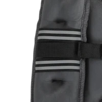 HOMCOM 5KG Weighted Vest, Running Weight Vest with Adjustable Strap, Convenient Pocket and Reflective Strips for Men and Women(m-13)