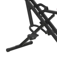 SPORTNOW Appareil d'entraînement abdominal, appareil de fitness pliable avec siège réglable, pour bras jambes 57x105x115cm rouge(m-10)