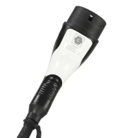 HOMCOM Chargeur Voiture Électrique Type 2 à Type 2 22kw Triphasé Mode 3 Rallonge Cable Recharge Rapide 5m Assuré par PICC Noir(m-11)