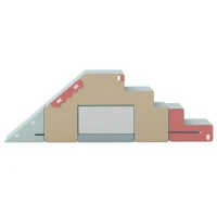 AIYAPLAY Set de 2 Bloques de Espuma para Bebés con Fundas Desmontables Juego de Escalada y Gateo para Interior Azul(m-1)
