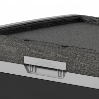 Outsunny 16L Portable Car Fridge, -20℃ to 10℃ Adjustable Temperature - Black/Grey(m-10)