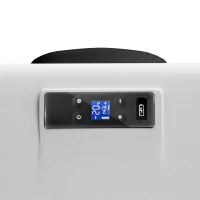 Outsunny 16L Portable Car Fridge, -20℃ to 10℃ Adjustable Temperature - Black/Grey(m-13)