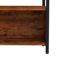 PawHut Fish Tank Stand with Power Outlets Aquarium Stand with Cabinet 20-29 Gallon Tanks Tiger Wood Grain(m-12)