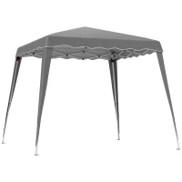 Outsunny 2.5 x 2.5M Pop up Garden Tent - Grey(m-1)