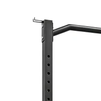 SPORTNOW Power Tower Multifonction Charge 500 kg, Barre de Traction, Rack de Squat, Supports pour Disques, 157x105x205cm, Rouge(m-9)