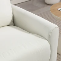 HOMCOM Relaxfauteuil TV-stoel met ligfunctie, pocketveren, voor woonkamer(m-11)