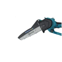 Outsunny 2-in-1 Mini Kettingzaag 580W met Accu van 8000mAh, Veiligheidsvergrendeling, 8 Inch, 42 x 29 x 10,5 cm, Blauw(m-1)