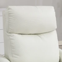 HOMCOM Relaxfauteuil TV-stoel met ligfunctie, pocketveren, voor woonkamer(m-10)