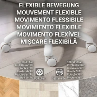 HOMCOM Scaun de Birou Ergonomic Rotativ din Material Tip Plasă Respirabil Fără Brațe, Înălțime Reglabilă, Roz(m-6)