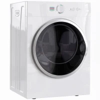 HOMCOM Mini-Tragbarer Trockner 4.8kg 1020W PTC-Heizung, Timer, Weiß(m-8)