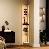 HOMCOM 4-Tier Corner Floor Lamp(m-10)