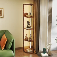 HOMCOM 4-Tier Corner Floor Lamp(m-9)