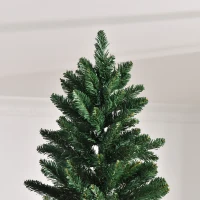 HOMCOM Árbol de Navidad Artificial 240 cm con 1499 Ramas con 2 Tipos de Puntas Decoración Navideña de Interior Verde(m-8)