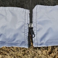 Outsunny Tonnelle barnum style colonial dim. 3L x 3l x 2,45H m 4 moustiquaires 2 zippées gris noir(m-9)