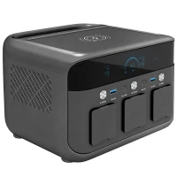 HOMCOM Portable Power Station with LiFePO4 Battery, 1.5H Fast Charge, Camping Power Pack with 600W AC/USB-A & USB-C Output(m-15)