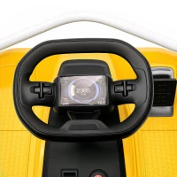 AIYAPLAY 24V Electric Go Kart for Kids with Drift Mode, 300W Brushless Motor, Soft Start and Dual Speed for Ages 6-10, Yellow(m-11)