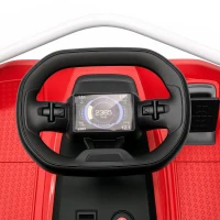 AIYAPLAY 24V Electric Go Kart for Kids with Drift Mode, 300W Brushless Motor, Soft Start and Dual Speed for Ages 6-10, Red(m-11)