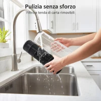HOMCOM Raffrescatore d'Aria Evaporativo, 3L Serbatoio, 48° Oscillazione, 3 Velocità e Modalità, Bianco(m-9)