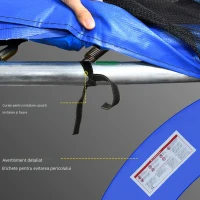 HOMCOM Acoperire Margine Trambulină Multicolor Ø366 cm(m-4)