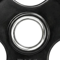 SPORTNOW Halterschijf, 2-delige set, 5 kg per schijf, drie handgrepen, vloerbeschermende rubberen coating, Metaal(m-12)