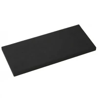 Outsunny Outdoor Seat Cushion Pads for Rattan Furniture, 3 PCs Garden Furniture Cushions, Black(m-11)