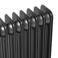 HOMCOM 2000W Oil Filled Radiator, 9 Fin, Portable Electric Heater with 3 Heat Settings, Safety Cut-Off and Wheels, Grey(m-11)