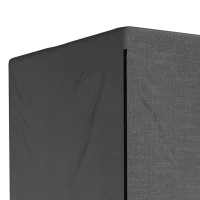 Outsunny Housse de Protection balancelle de Jardin bâche étanche dim. 2,15L x 1,55l x 1,5H m PE Noir(m-11)