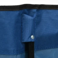 Outsunny 6-persoons campingbank met draagtas blauw(m-12)