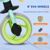 AIYAPLAY Bicicletă fără Pedale pentru Copii. Bicicletă pentru Copii cu Șa Reglabilă și Roți EVA, 66.5x34x47 cm, Multicolor(m-7)