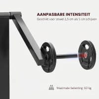 SPORTNOW Curlbank & Triceps Extension, 5 Zitverstellingen, 25 Hoeken, Staal & Kunstleder, Zwart(m-7)