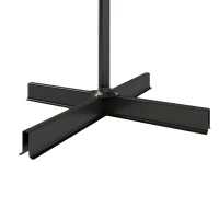 Outsunny 3m Overhanging Cantilever Parasol, with Cross Base - Grey(m-11)