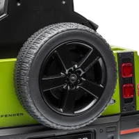 AIYAPLAY Land Rover Licensed 12V Kids Ride on Car with Remote, Suspension, Slow Start, 3 Speeds, Lights, Music, Horn, Green(m-12)