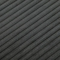 HOMCOM Vloerstoel met rugleuning, corduroy Boneless Cloud opvouwbare slaapstoel met dikke vulling, donkergrijs(m-13)