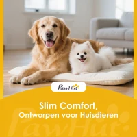 PawHut Hondenwagen Opvouwbaar Hondenbuggy met opbergmand kussen gaasramen bekerhouder voor kleine honden tot 10kg Koffie(m-8)