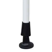 Outsunny Toldo Manual Retrátil 4x1,2 m Altura Ajustável 170-280 cm com Manivela Anti-UV e Impermeável Sem Perfuração Cinzento Escuro(m-12)