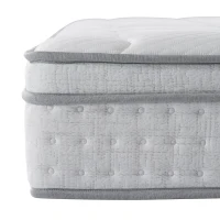 Saltea cu arcuri tip pocket cu 7 zone 140x200 cm H3, suport ortopedic ergonomic, 200x140x25 cm, Alb(m-9)