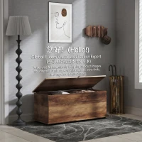 HOMCOM Panca Contenitore Multiuso Legno per Camera Ingresso Bianco 100x40x40cm(m-7)