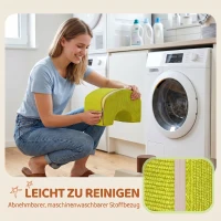 AIYAPLAY Schuimblokken 5-delig Softblokken kinderset met cord-look antislip bodem Gekleurd(m-6)